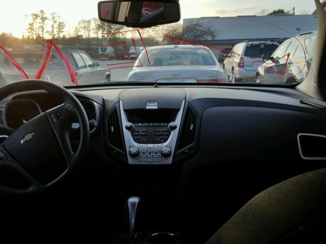 1GNFLEEK1FZ133080 - 2015 CHEVROLET EQUINOX LS SILVER photo 9