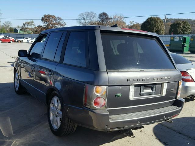 SALMF11475A189246 - 2005 LAND ROVER RANGE ROVE GRAY photo 3