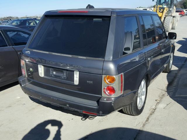 SALMF11475A189246 - 2005 LAND ROVER RANGE ROVE GRAY photo 4