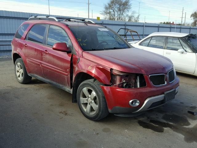 2CKDL73F366088228 - 2006 PONTIAC TORRENT RED photo 1