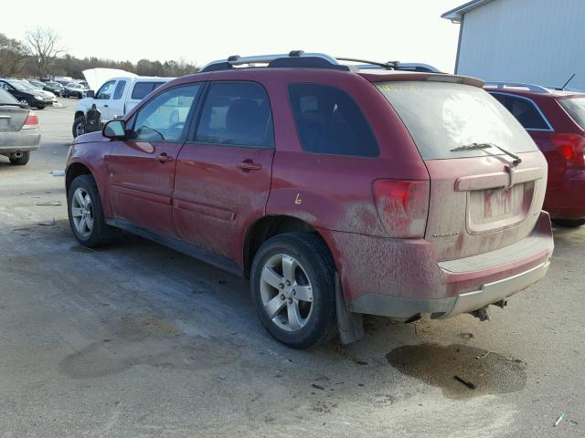 2CKDL73F366088228 - 2006 PONTIAC TORRENT RED photo 3