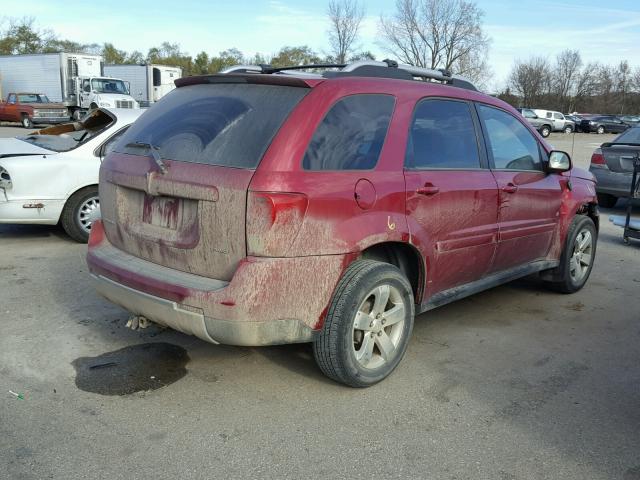 2CKDL73F366088228 - 2006 PONTIAC TORRENT RED photo 4