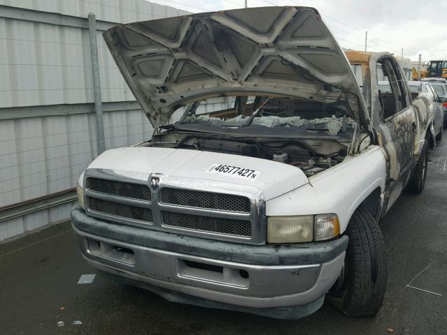 3B7HC13Y2WG233108 - 1998 DODGE RAM 1500 WHITE photo 2