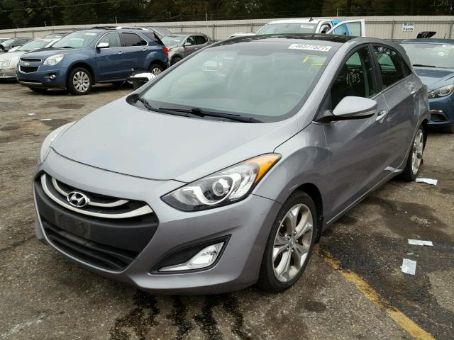 KMHD35LH8EU174353 - 2014 HYUNDAI ELANTRA GT GRAY photo 2