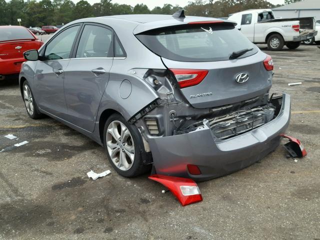 KMHD35LH8EU174353 - 2014 HYUNDAI ELANTRA GT GRAY photo 3