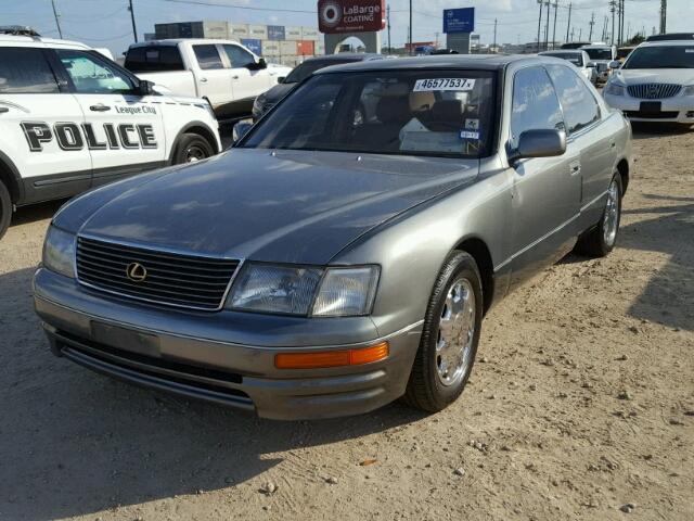 JT8UF22E5S0019150 - 1995 LEXUS LS 400 GREEN photo 2