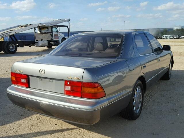 JT8UF22E5S0019150 - 1995 LEXUS LS 400 GREEN photo 4