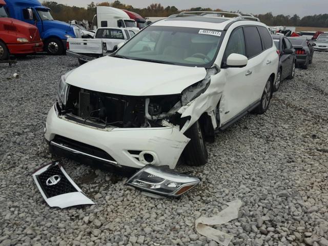 5N1CR2MN6EC648884 - 2014 NISSAN PATHFINDER WHITE photo 2