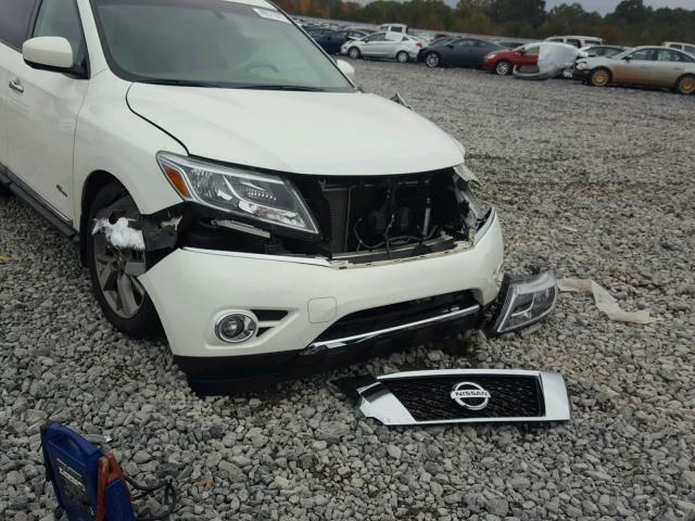 5N1CR2MN6EC648884 - 2014 NISSAN PATHFINDER WHITE photo 9