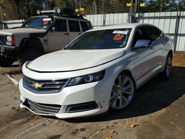 1G1165S3XFU120101 - 2015 CHEVROLET IMPALA LTZ WHITE photo 2