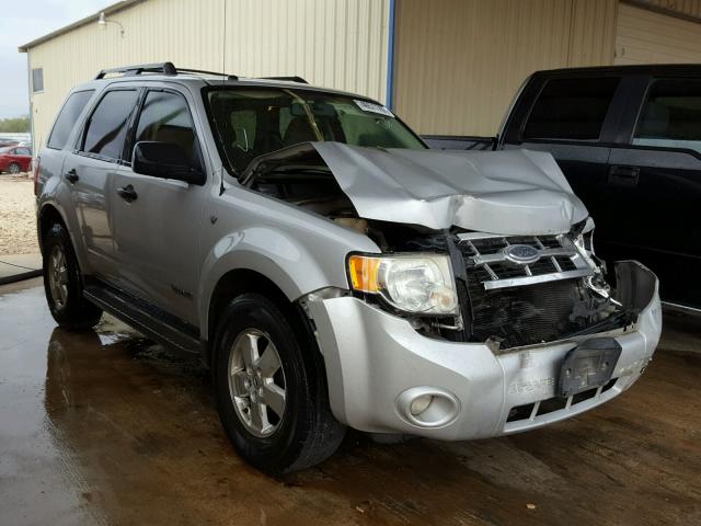 1FMCU03178KB99890 - 2008 FORD ESCAPE XLT SILVER photo 1