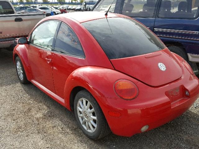 3VWCK21C75M412512 - 2005 VOLKSWAGEN NEW BEETLE Qırmızı foto 3