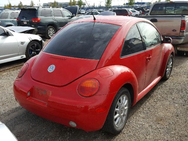 3VWCK21C75M412512 - 2005 VOLKSWAGEN NEW BEETLE Qırmızı foto 4