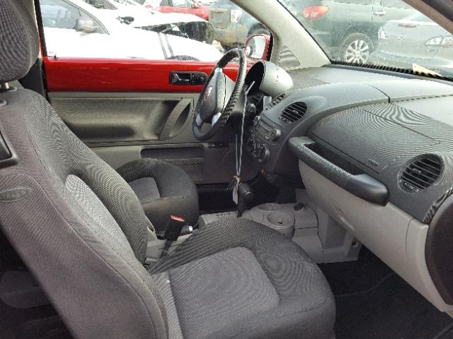 3VWCK21C75M412512 - 2005 VOLKSWAGEN NEW BEETLE Qırmızı foto 5