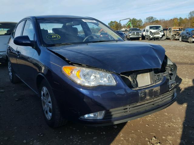 KMHDU46D09U824136 - 2009 HYUNDAI ELANTRA GL BLUE photo 1