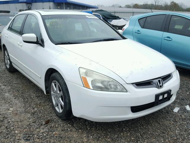 1HGCM66574A091180 - 2004 HONDA ACCORD EX WHITE photo 1