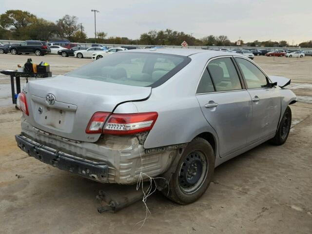 4T1BF3EK7BU213473 - 2011 TOYOTA CAMRY BASE SILVER photo 4