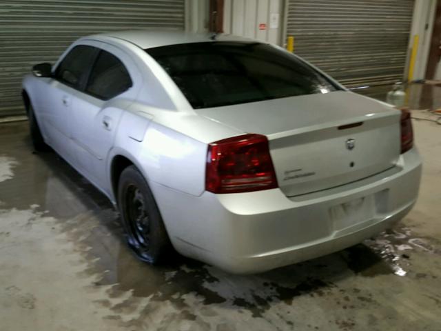 2B3KA43R17H661583 - 2007 DODGE CHARGER SE SILVER photo 3