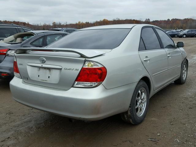 4T1BE32K85U962228 - 2005 TOYOTA CAMRY LE SILVER photo 4