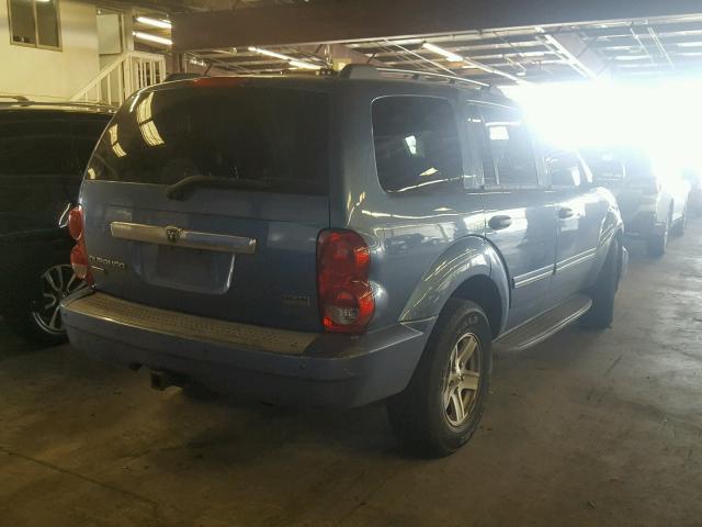 1D8HB58217F533564 - 2007 DODGE DURANGO LI BLUE photo 4