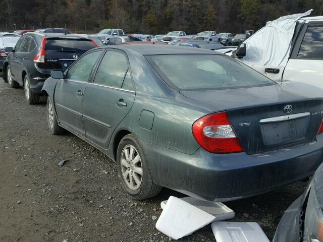 4T1BE30K34U261713 - 2004 TOYOTA CAMRY LE GREEN photo 3