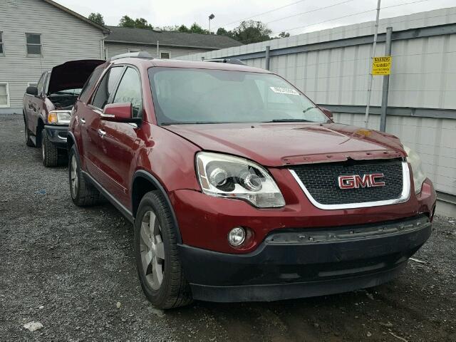 1GKLVMED0AJ125176 - 2010 GMC ACADIA SLT 红色 照片 1