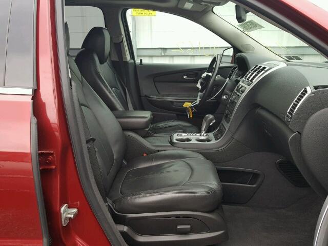 1GKLVMED0AJ125176 - 2010 GMC ACADIA SLT 红色 照片 5