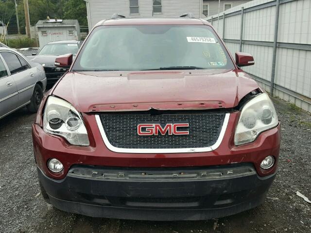 1GKLVMED0AJ125176 - 2010 GMC ACADIA SLT 红色 照片 9