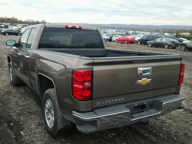 1GCVKREH3FZ408130 - 2015 CHEVROLET SILVERADO BROWN photo 3