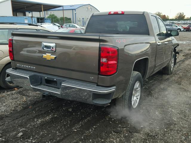 1GCVKREH3FZ408130 - 2015 CHEVROLET SILVERADO BROWN photo 4