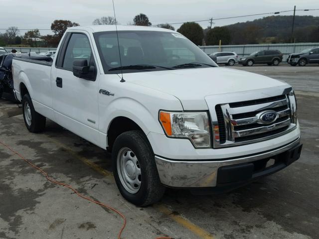 1FTNF1CT5CKD16857 - 2012 FORD F150 WHITE photo 1