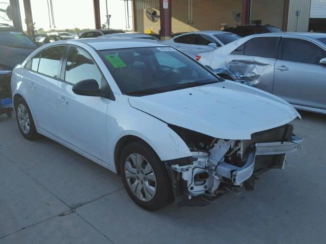 1G1PA5SGXD7239399 - 2013 CHEVROLET CRUZE LS WHITE photo 1