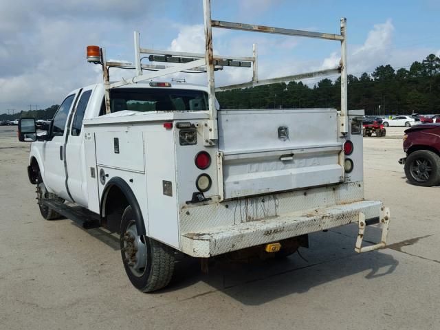 1FT7X3B61BEB45793 - 2011 FORD F350 WHITE photo 3