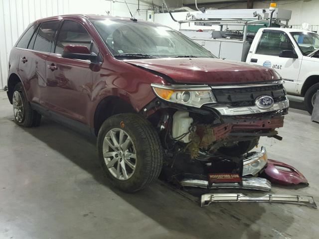 2FMDK3KC9DBA37813 - 2013 FORD EDGE LIMIT RED photo 1