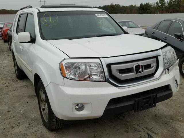 5FNYF38529B022308 - 2009 HONDA PILOT EXL WHITE photo 1