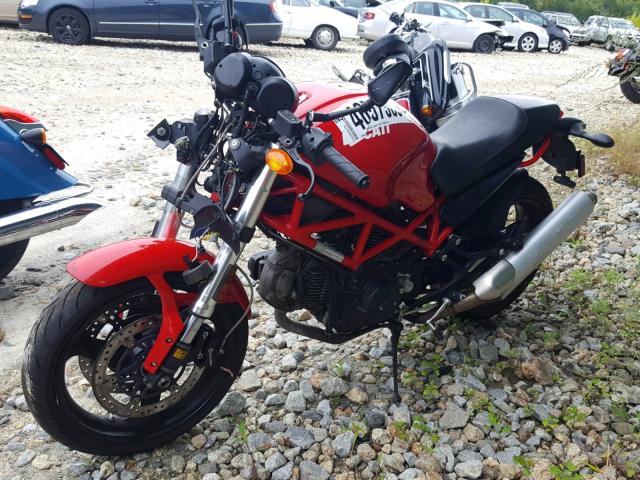 ZDM1RADM47B101350 - 2007 DUCATI MONSTER 69 RED photo 2