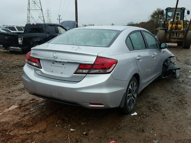 19XFB2F99DE068848 - 2013 HONDA CIVIC EXL SILVER photo 4