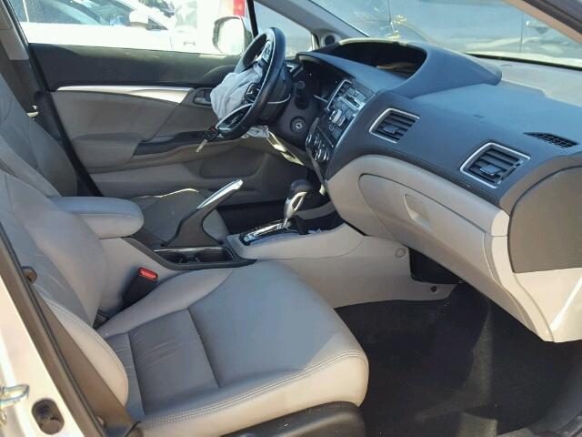 19XFB2F99DE068848 - 2013 HONDA CIVIC EXL فضي صورة 5