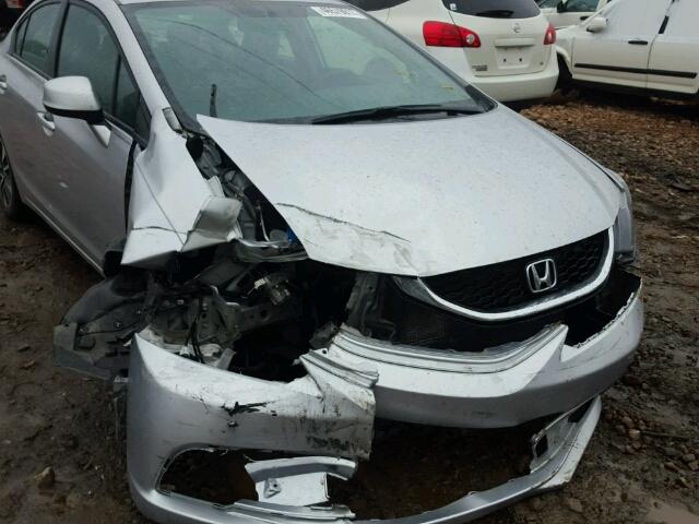 19XFB2F99DE068848 - 2013 HONDA CIVIC EXL SILVER photo 9