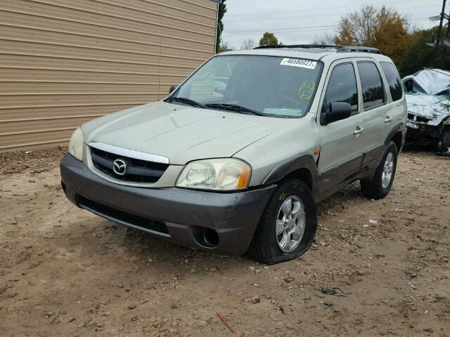 4F2YZ04184KM29019 - 2004 MAZDA TRIBUTE LX TAN photo 2