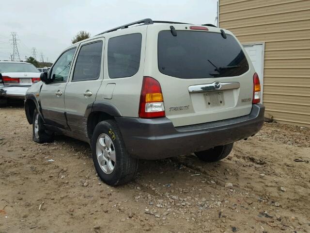 4F2YZ04184KM29019 - 2004 MAZDA TRIBUTE LX TAN photo 3