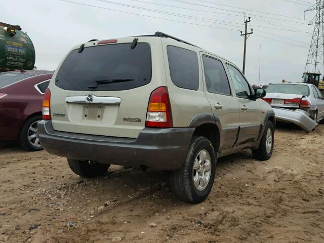 4F2YZ04184KM29019 - 2004 MAZDA TRIBUTE LX TAN photo 4