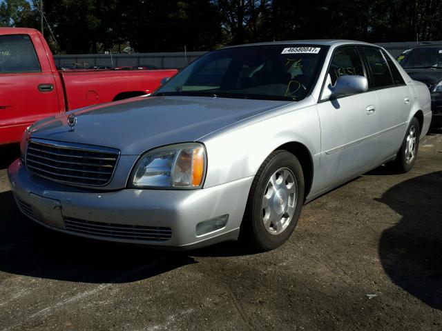 1G6KD54Y12U137781 - 2002 CADILLAC DEVILLE SILVER photo 2