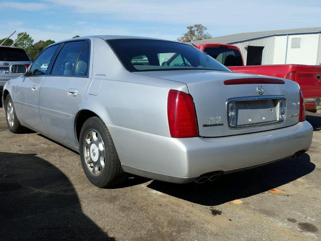 1G6KD54Y12U137781 - 2002 CADILLAC DEVILLE SILVER photo 3