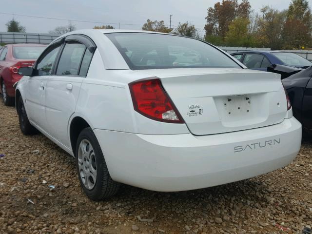1G8AJ52F83Z102057 - 2003 SATURN ION LEVEL WHITE photo 3