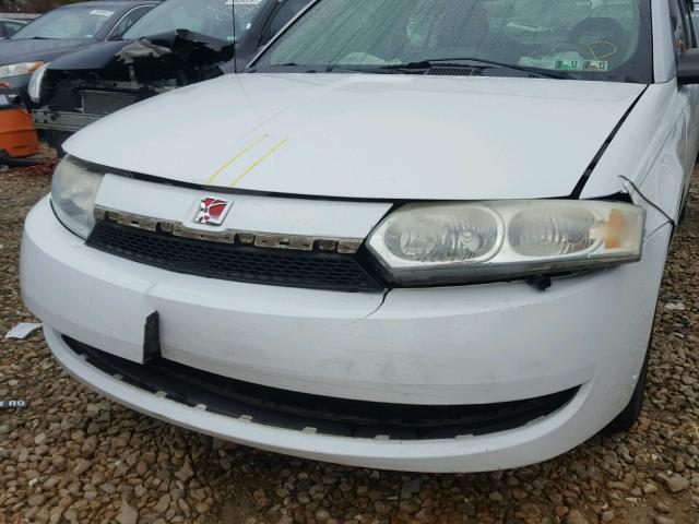 1G8AJ52F83Z102057 - 2003 SATURN ION LEVEL WHITE photo 9