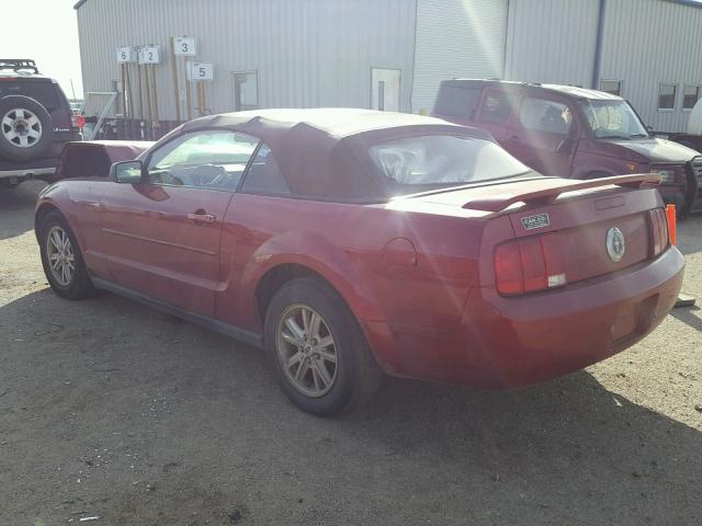 1ZVFT84NX65202486 - 2006 FORD MUSTANG RED photo 3