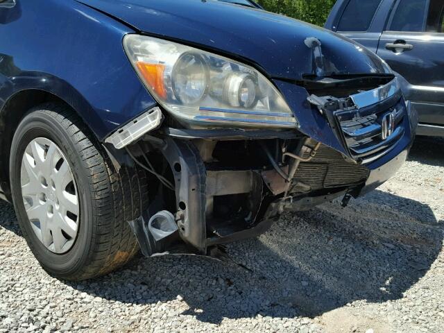 5FNRL38265B074876 - 2005 HONDA ODYSSEY LX BLUE photo 9