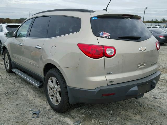 1GNLVFED9AS132961 - 2010 CHEVROLET TRAVERSE GOLD photo 3