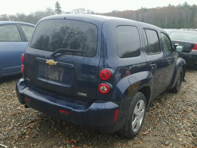 3GNBAADB9AS515975 - 2010 CHEVROLET HHR LS BLUE photo 4